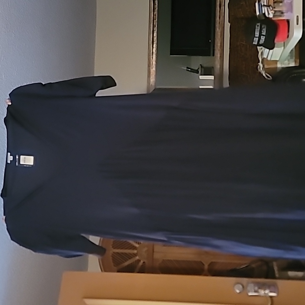 Avenue Navy Blue Maxi Dress 26 / 28 Brand New